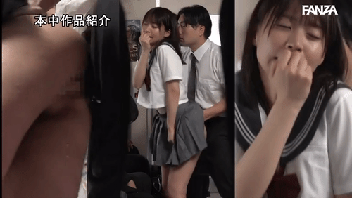 「あの夏、私は、ぐちょぐちょ汗だくの中電車痴●され続けていました パンティーの中の汗と中出し精子が混ざり合った、夏。 東條なつ」のサムネイルgif画像