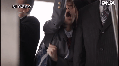 「初めてサレた快感が忘れられず電車痴●にハマってしまった女子●生の末路 小倉七海」のサムネイルgif画像